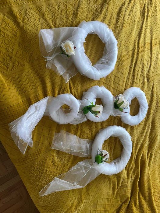 Koło na ozdoby komunie wesela