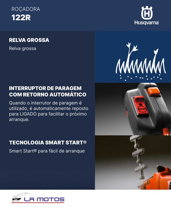 Roçadora Husqvarna 122R