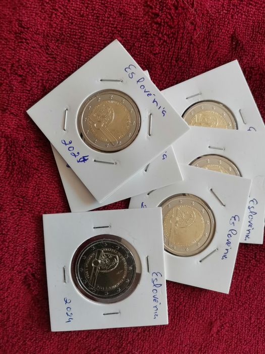 Moeda UNC comemorativa de 2€ - Eslovénia 2024