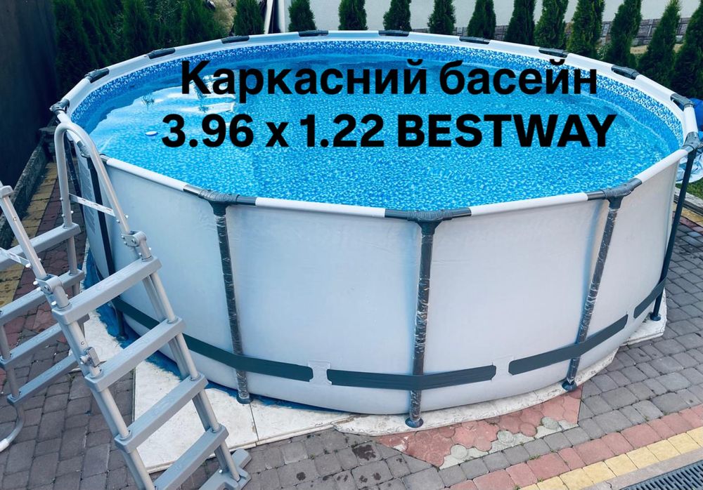 Новинка - каркасний басейн BESTWAY (5618W) діаметром 3.96 х 1.22 bestway за найнижчою ціною!