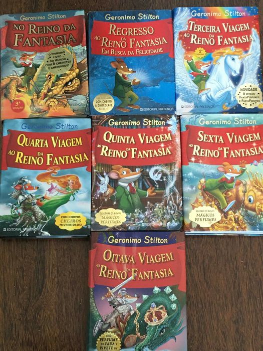 Livros Geronimo Stilton - 7 - Capa grossa e cheiro.- Ótimo Estado.