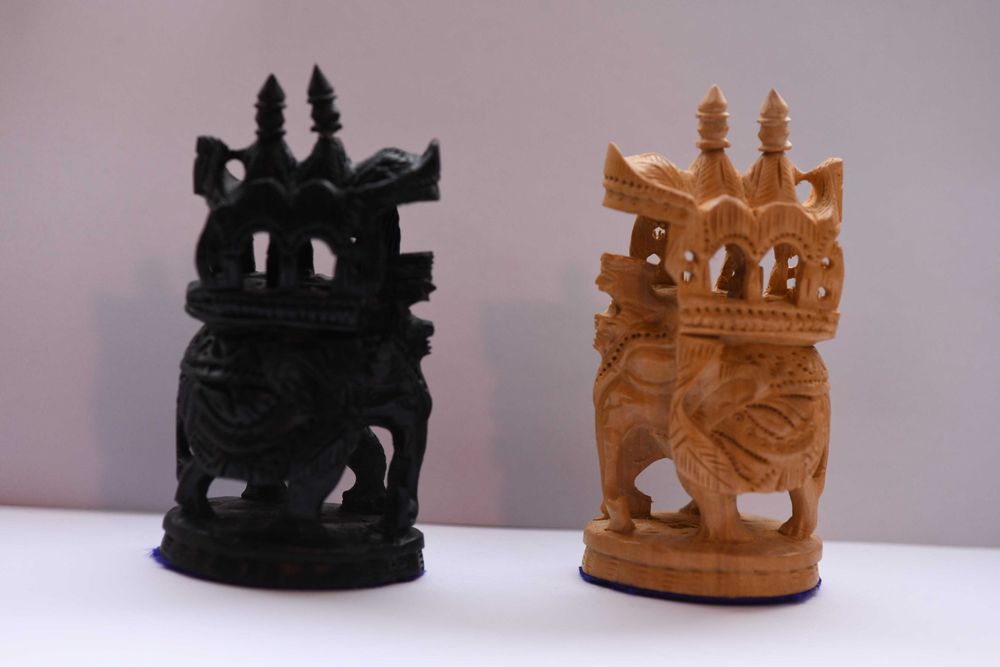 Szachy z Indii, rękodzieło