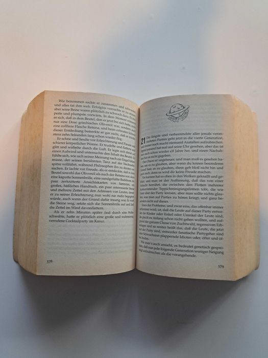 "Per Anhalter durch die Galaxis", Douglas Adams, książka w jęz.niem.