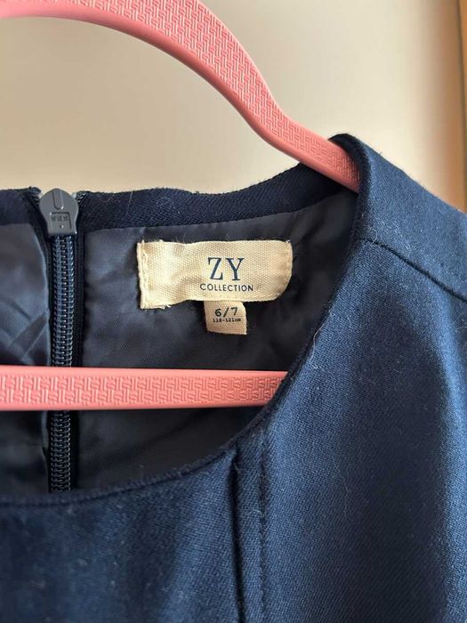 Vestido Azul Zara - tamanho 6/7