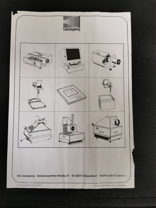 Liesegang Trainer T Przenośny Projektor, rzutnik napowietrzny/ świetln