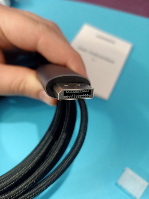 Кабель DisplayPort UGREEN CM556 USB C to DisplayPort 1.4 для iPhone 16,15 Macbook Pro iPad Compatible Thunderbolt 3/4 8K 60Hz 32.4Gbps VRR 2м Black