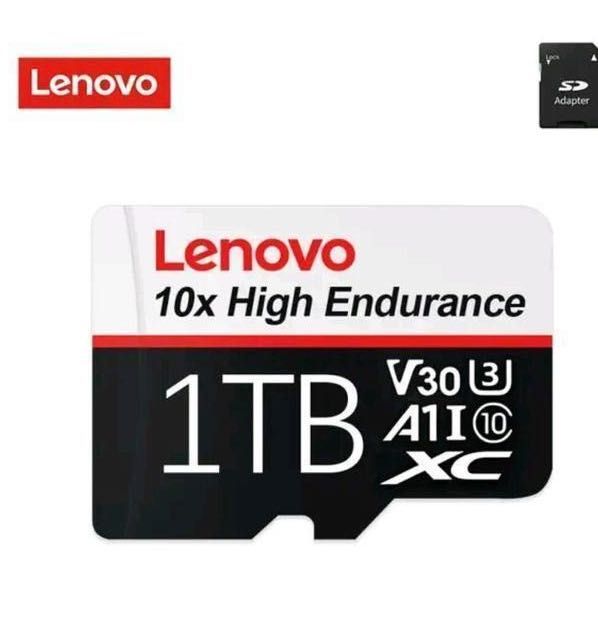 Cartão de Memória Lenovo Micro SD TF Card 1 TB Class 10 Flash