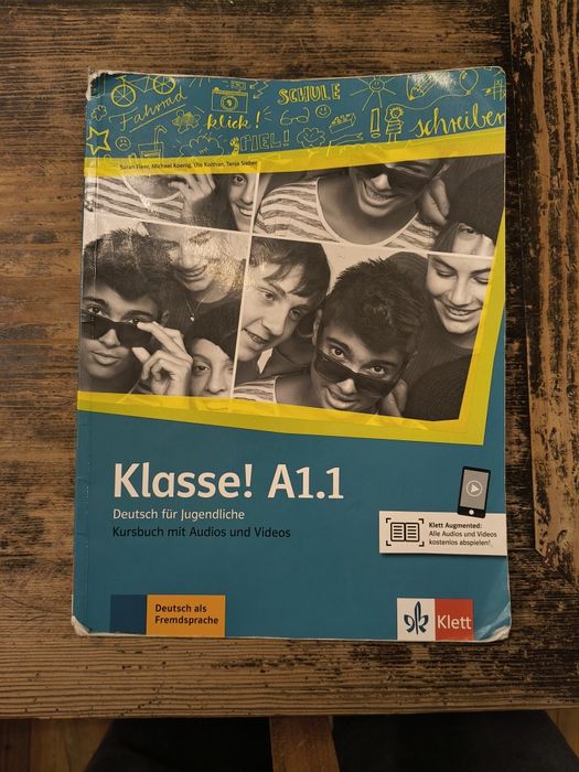 Podręcznik do języka niemieckiego klasse A1.1 w dobrym stanie