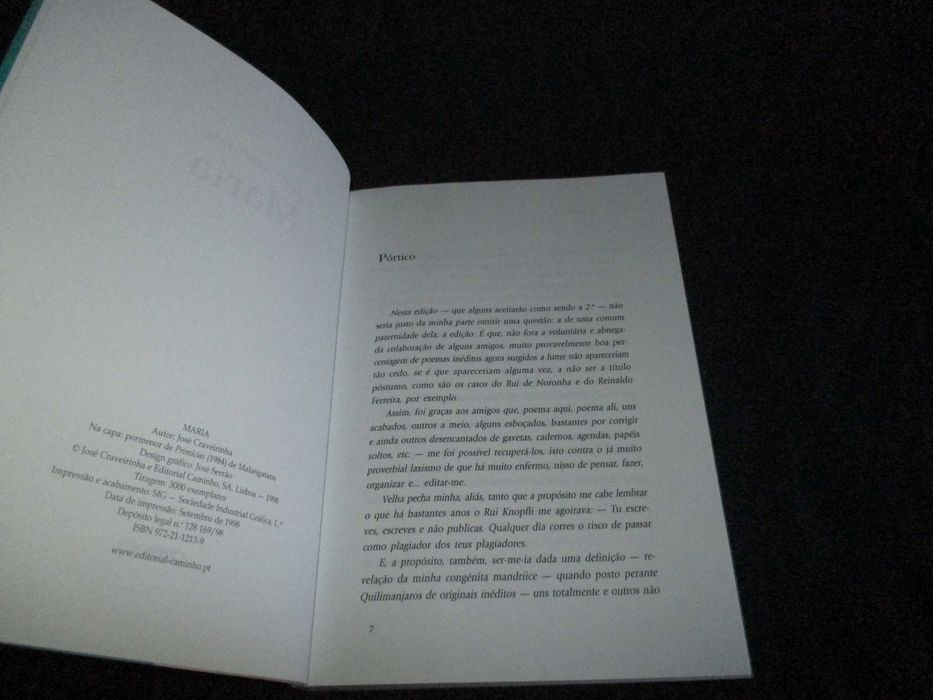 Livro Maria José Craveirinha