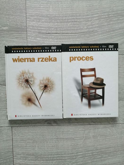 Wierna rzeka + Proces książki z omówieniem lektury i film DVD