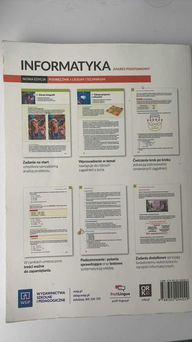 Książka do informatyki klasa 1.