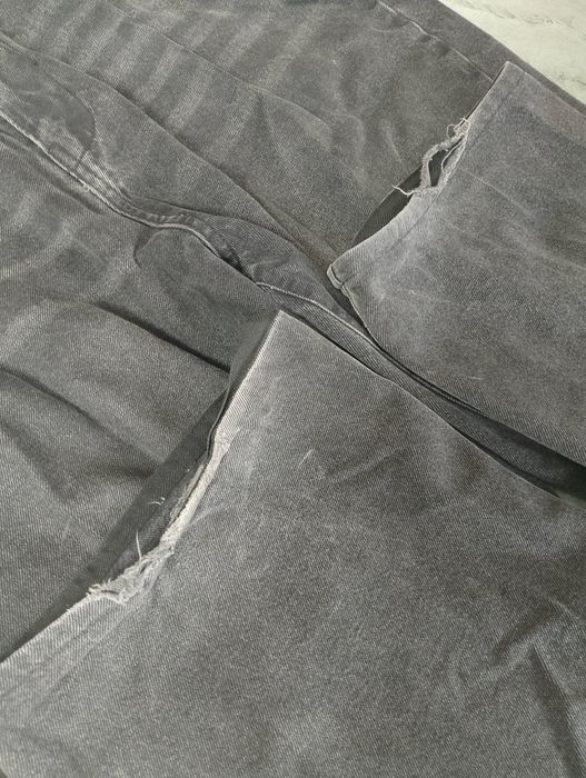 Czarne baggy jeansy
