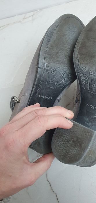 Buty ze skory Wojas 38
