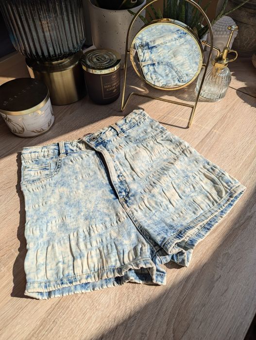 Spodenki z wysokim stanem high waisted danim jeans shorts y2k