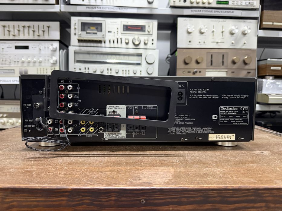 ‼️ Technics SA-EX310 – Amplituner Stereo Hi-Fi z Wejściem Phono i Cyfrowym Tunerem FM/AM | Audio Room