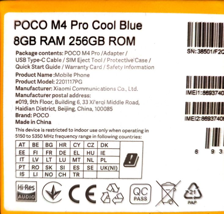 Poco M4 Pro – stan bardzo dobry, szkło ochronne gratis, 400zł