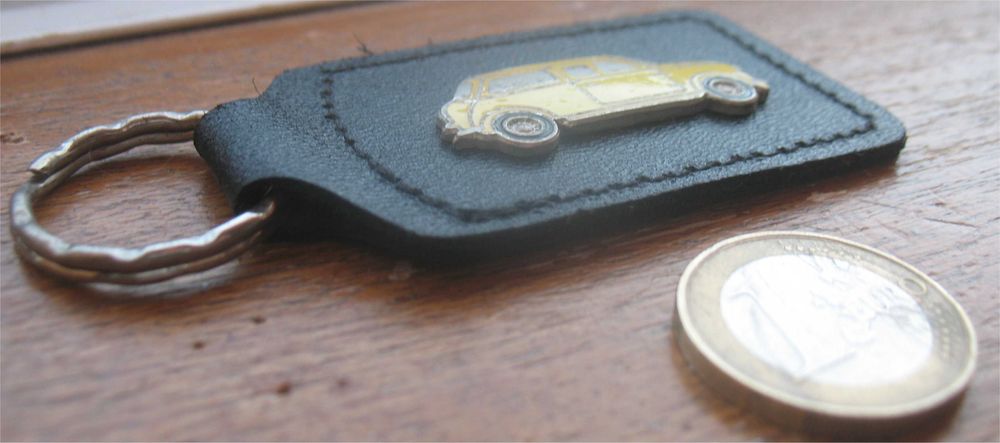 Porta-Chaves Mini de Pele (fabrico inglês)