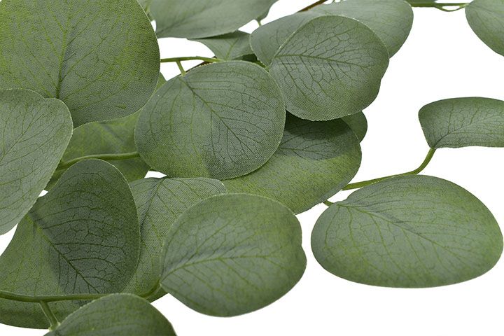 Eukaliptus gałązka liść girlanda wesele liście sztuczne kwiaty wazon