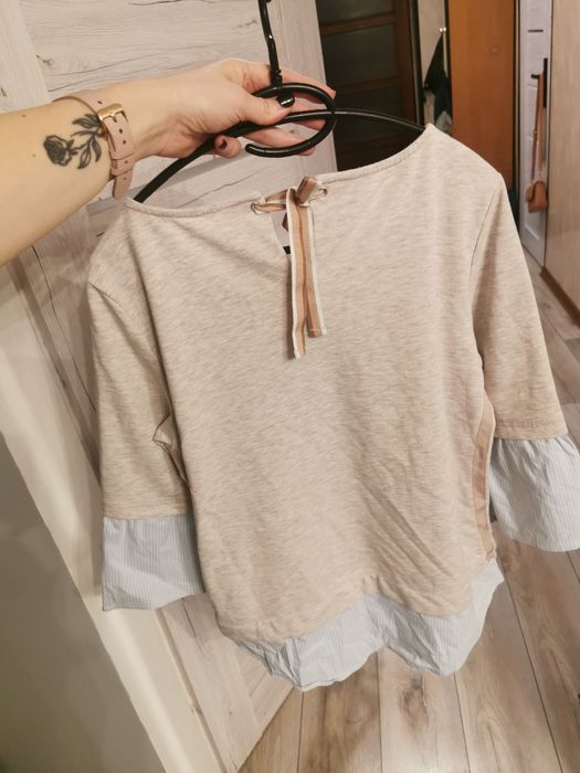 Piękna bluzka podszyta koszulą