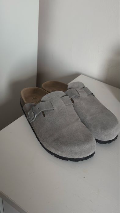 Сабо,клоги  натуральна замша,40 розмір