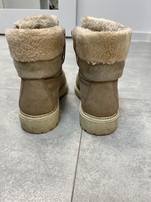Skórzane Zimowe buty z regulowaną wysokością