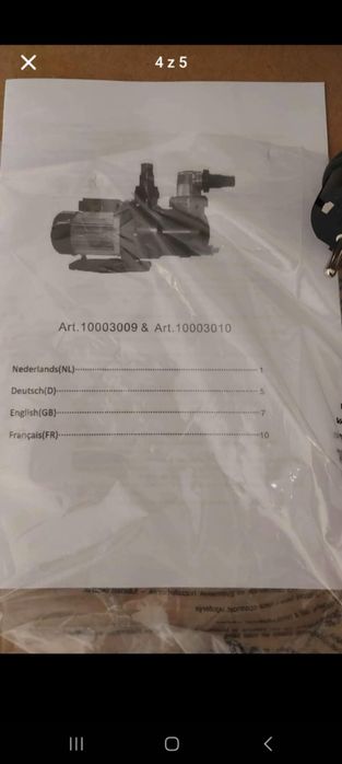 Pompa basenowa Qmax: 7m3/h
Qmax: 7m3/h