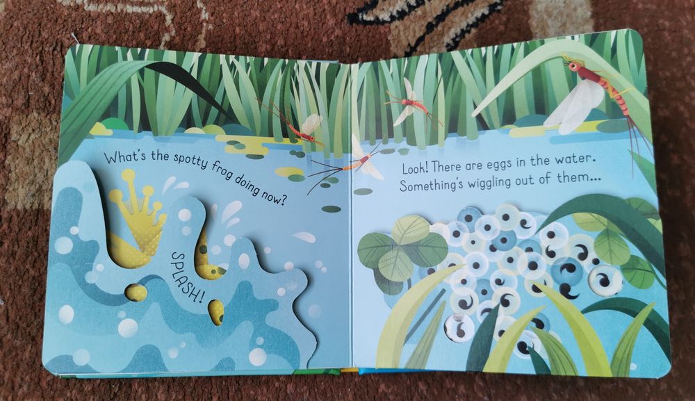 Spotty Frog Usborne klapki
