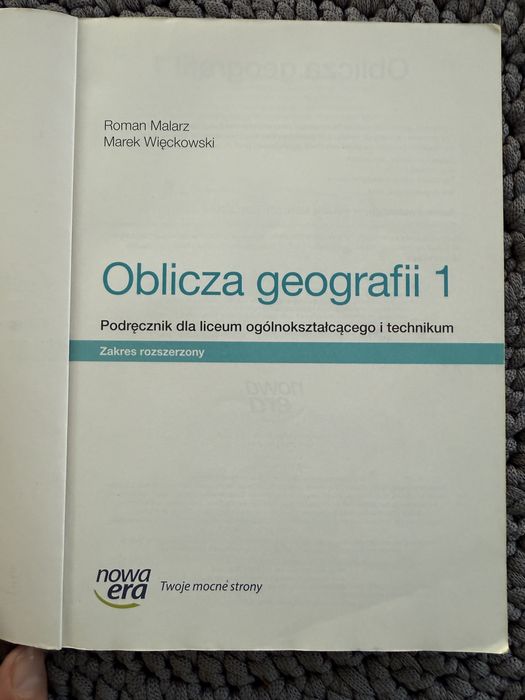 Podrecznik szkolny Oblicza geografii 1