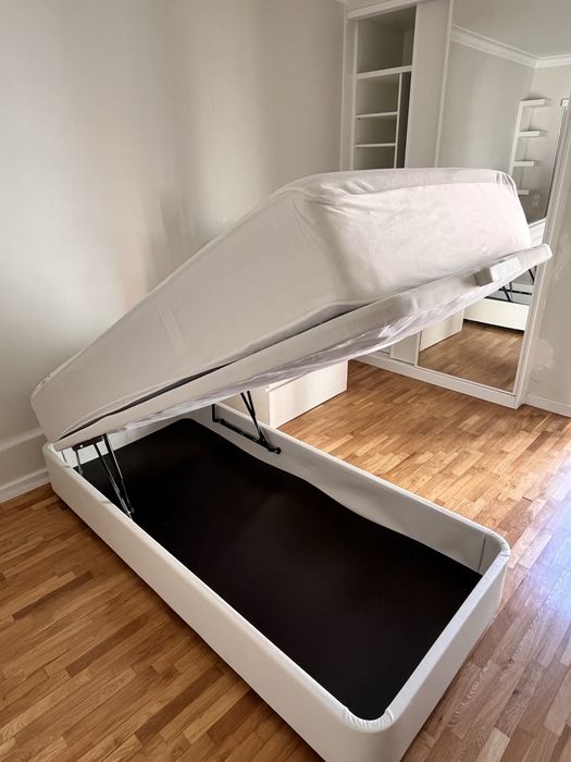 Cama com arrumação 90/200 IKEA