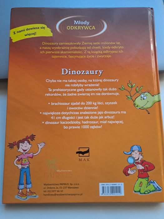 Młody odkrywca.Dinozaury