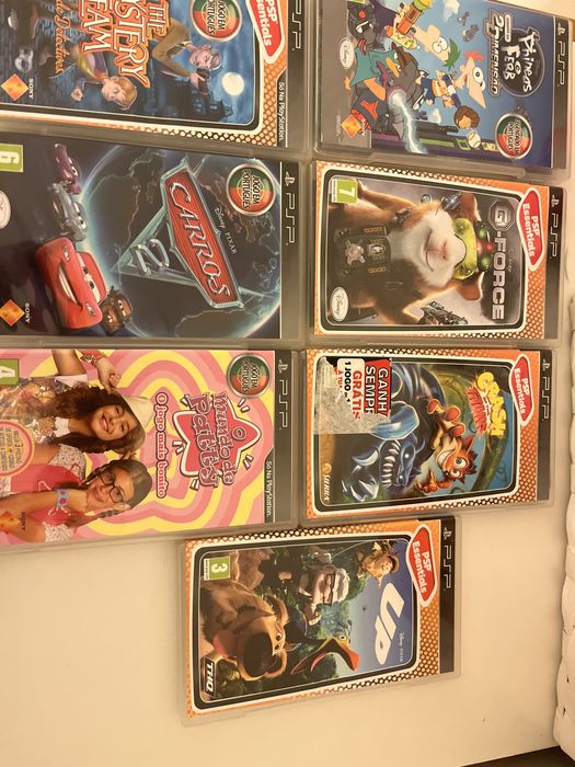 Conjunto de jogos de psp