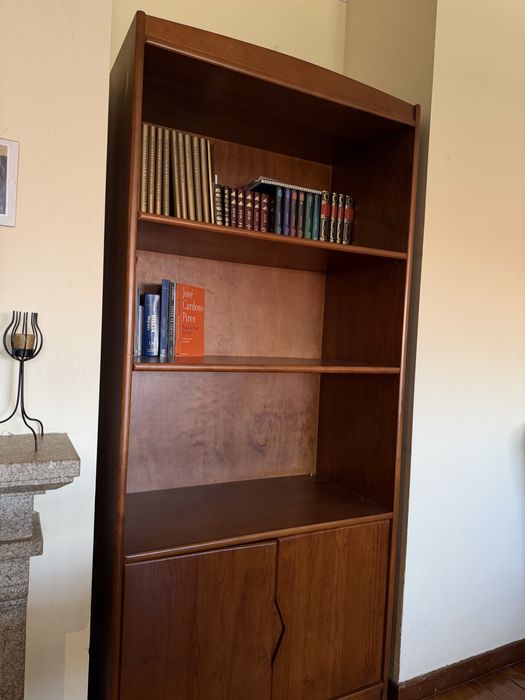 Estante sala para livros e arrumos