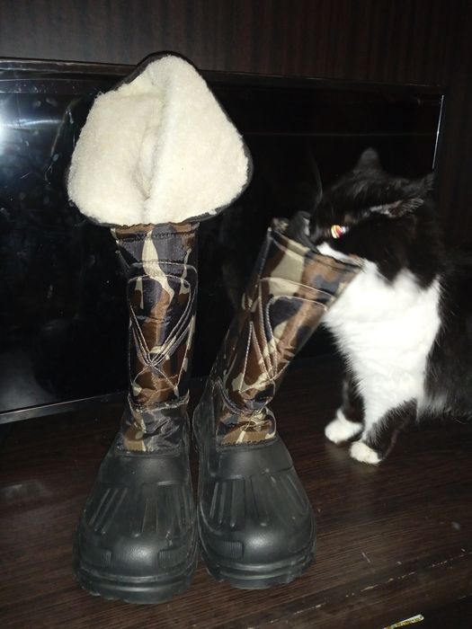 Утеплені зимові дутики пінка