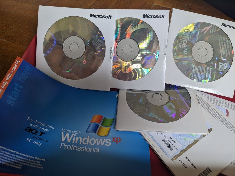 Windows office xp ліцензіні диски