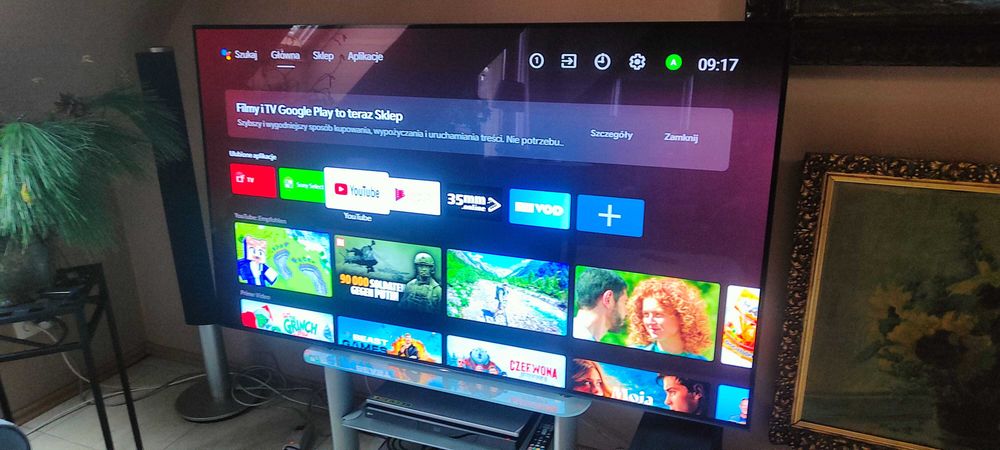 Telewizor Sony 65" OLED 4K UHD Bravia KD-65 A1,wysoki model,b.ladny