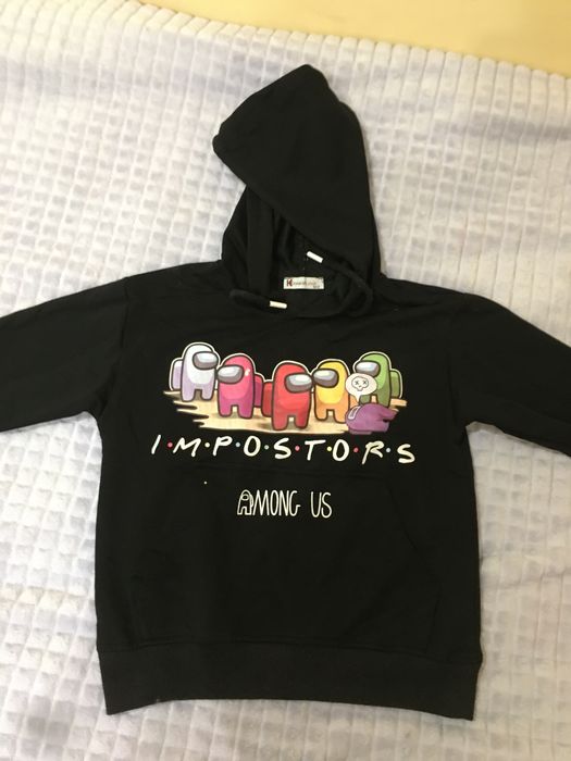 Худі чорний амонгас кофта