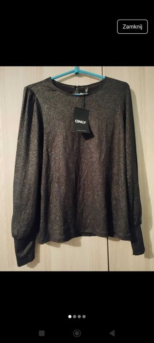 Bluzka damska z długim rekawem