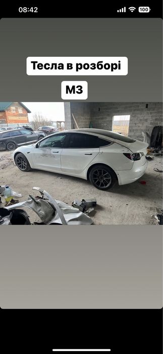 Двері тесла м3 / розбореа тесла