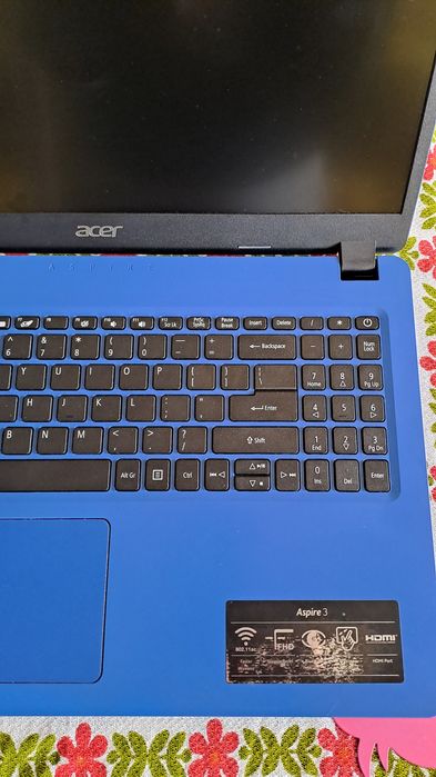 Laptop blue niebieski Acer Aspire 3 model N19C1