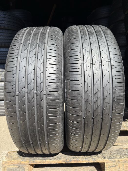Літні шини 225/60 R18 Continental EcoContact 6 2шт. 90% залишку 2021
