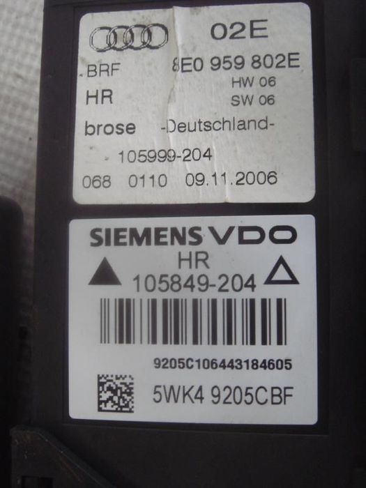 Motor De Elevador Tr Dta Audi A4 (8Ec, B7)