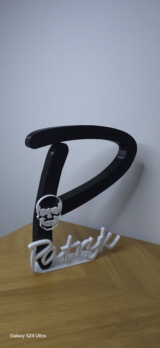 Literka 3D Litera 3D Prezent Imie Druk 3D