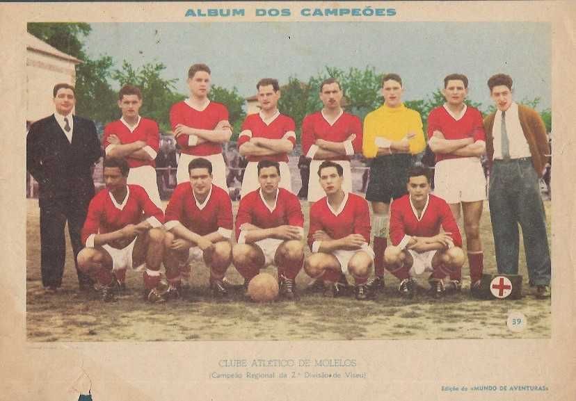 Desporto - Futebol  - Poster antigo equipa do CLUBE ATLÉTICO DE MOLELOS