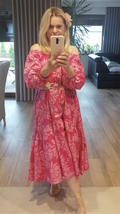 Sukienka bawełna Reserved r S