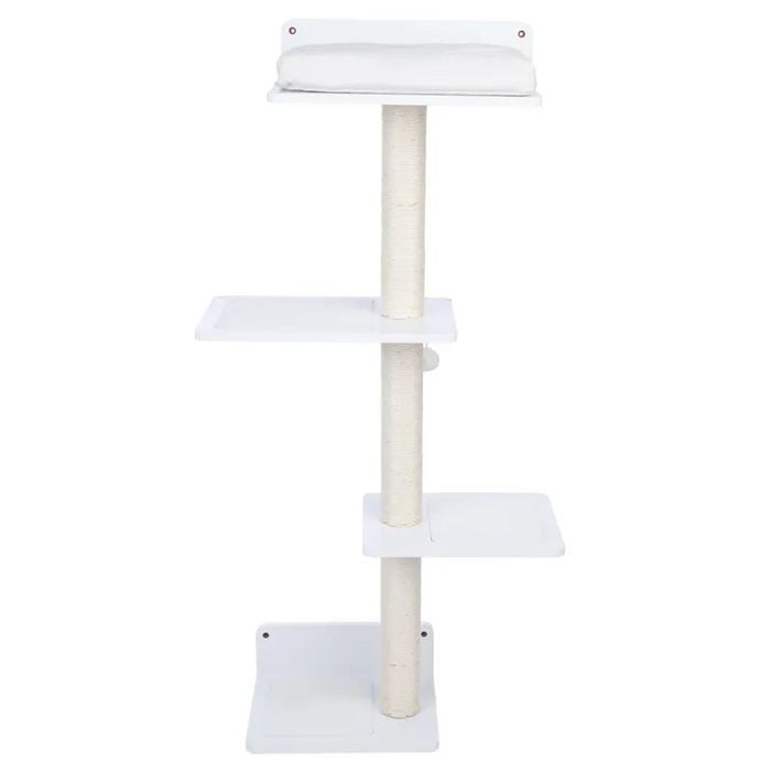 Modern Living Drapak dla Kota Ścienny San Francisco Biały 26x43x129cmZ