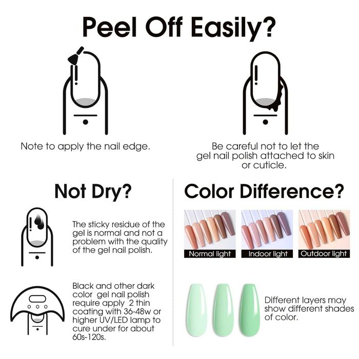 ROSALIND Lakier do paznokci UV, pastelowy, 6 kolorów