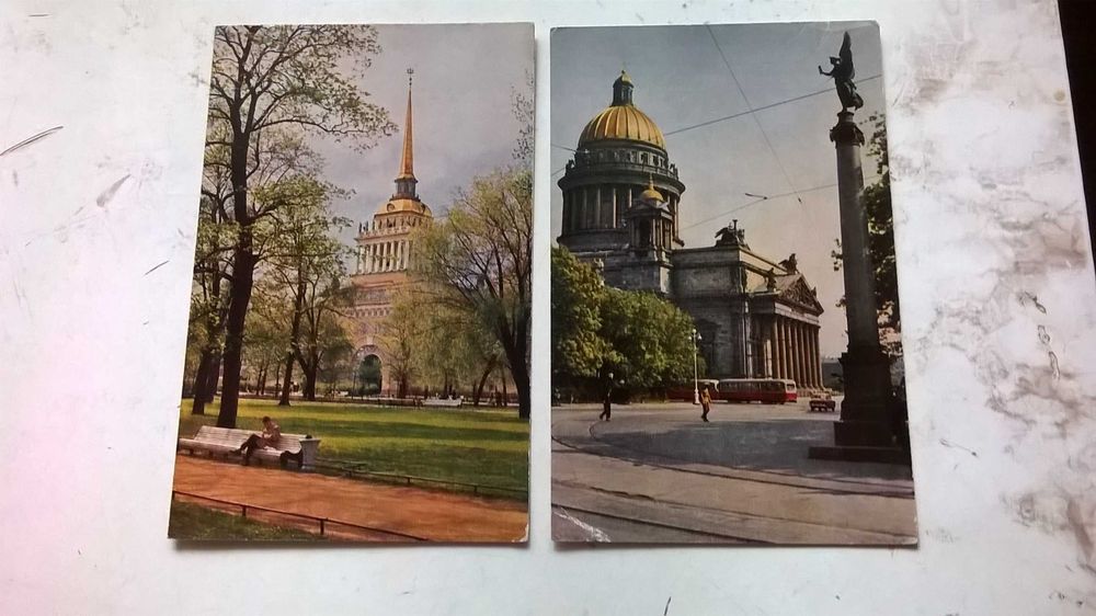 pocztówki (widokówki) Rosja; Litwa; Azerbejdżan; Ukraina po