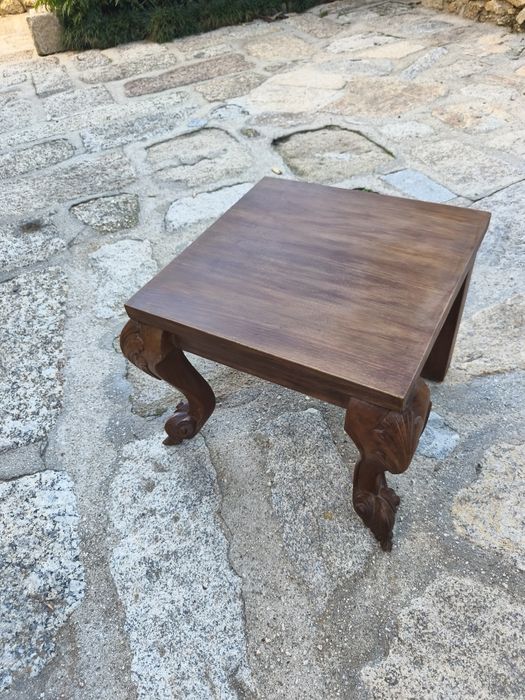 Mesa madeira maciça 45x45x45