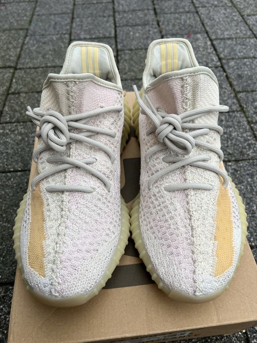 Adidas Yeezy Boost 350 V2 Light sneakersy niskie jasne 43 1/3
