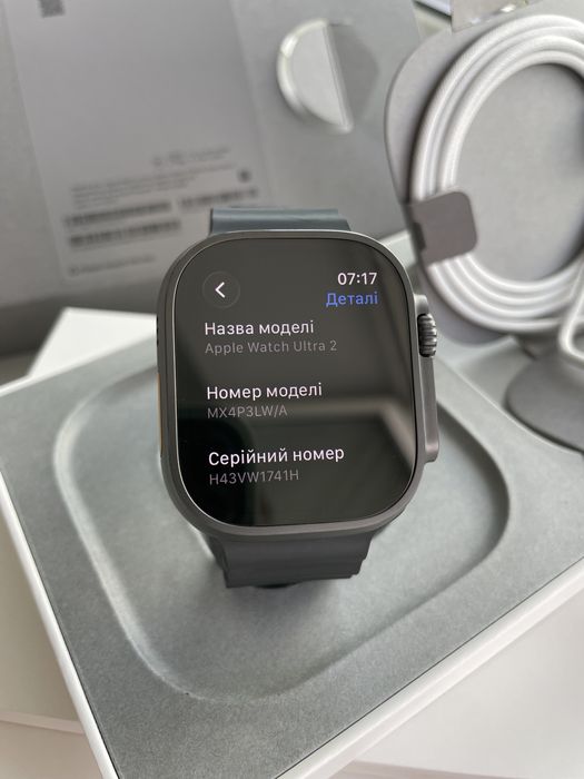 Apple Watch Ultra 2 Black 49 mm with Black Ocean Band (MX4P3LW/A)
